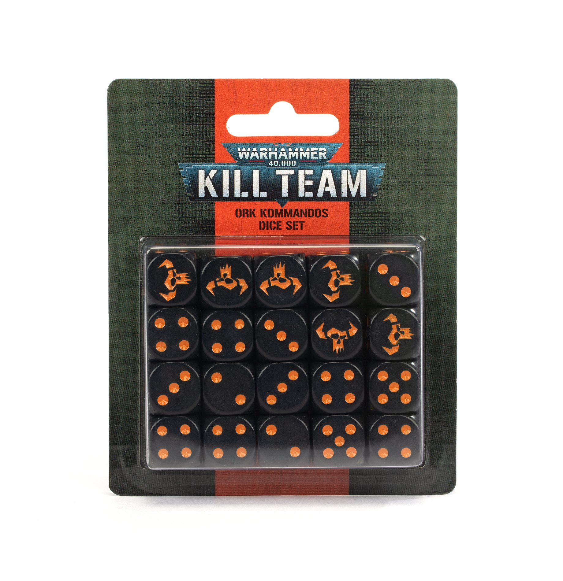 Kill Team Ork Kommandos Dice Set 102-82
